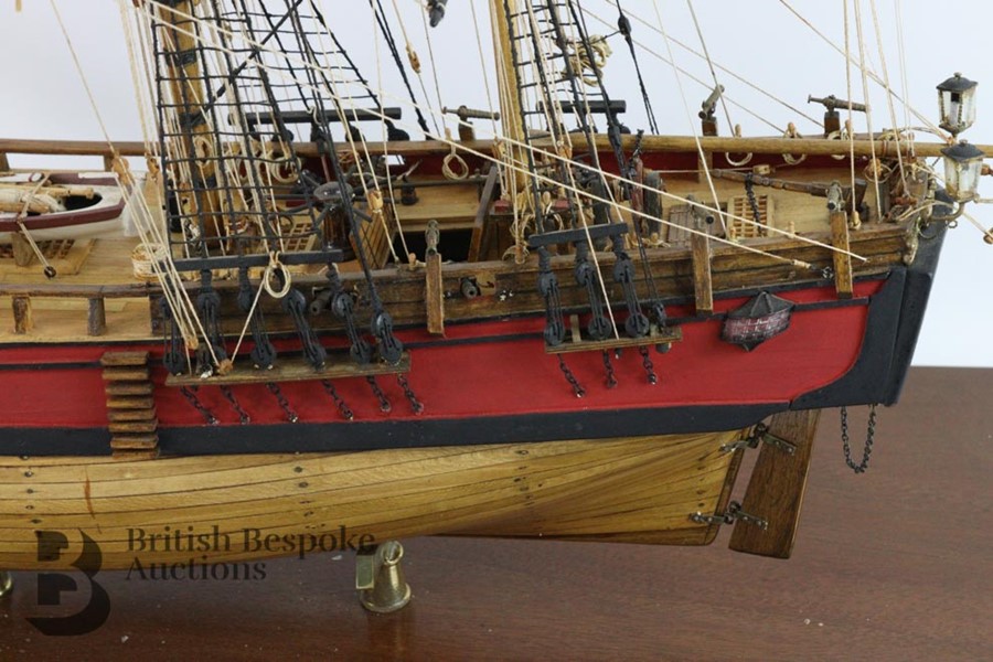 HMS Bounty Bespoke Hand Built Scale Model - Image 5 of 18