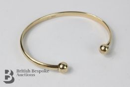 9ct Yellow Gold Bangle