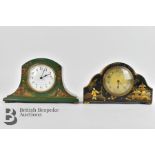 French Chinoiserie Mantel Clocks
