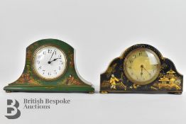 French Chinoiserie Mantel Clocks