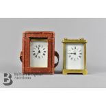 Early 20th Century Brass Carriage Clocks