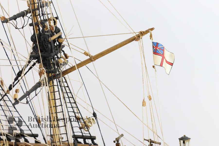 HMS Bounty Bespoke Hand Built Scale Model - Image 6 of 18