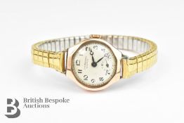 Lady's 9ct Gold JW Benson Wrist Watch