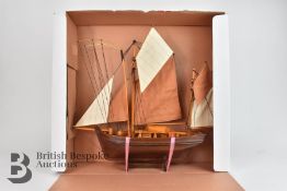 Whaler Sail Boat and French Thonier Model Boats