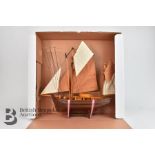 Whaler Sail Boat and French Thonier Model Boats