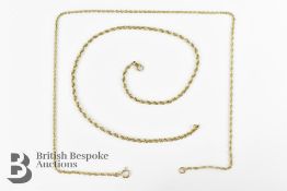 9ct Gold Rope Chains