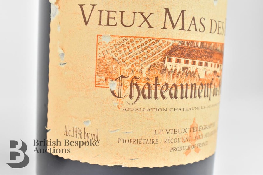 Two Bottles of Vieux Mas des Pape Chateauneuf du Pape 1999 - Image 4 of 5