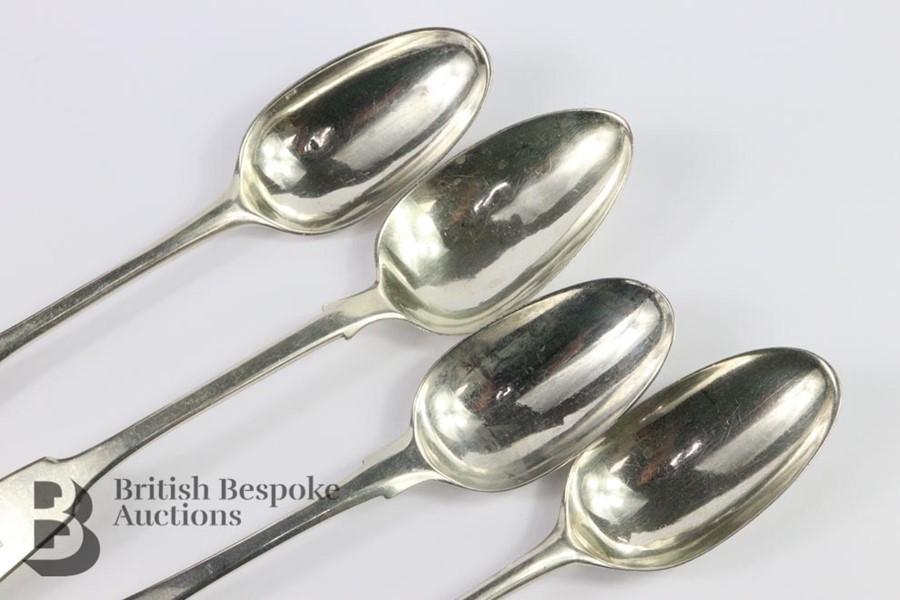 Pair of Scottish Silver Tablespoons - Image 2 of 4