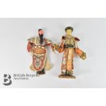 Two Chinese Theatrical Figures
