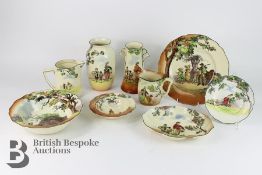 Collection of Royal Doulton Series Ware - Gypsies and Gleaners