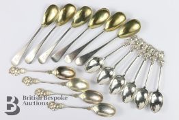 Provincial Scottish Silver Egg Spoons