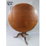 Victorian Mahogany Tilt Top Table