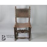 18th Century Spanish Baronial Chair