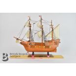 The Mary Rose and The Mayflower Model Ships