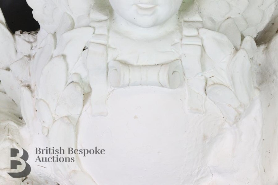 Large Decorative Plaster Model of an Angel - Image 2 of 3