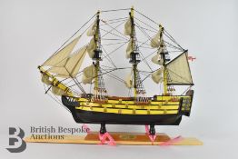 HMS Victory and The Mary Rose Model Ships