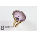 Victorian Yellow Gold Amethyst Ring