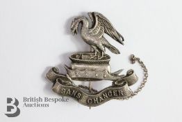 1914 Silver Liverpool Pals Cap Badge