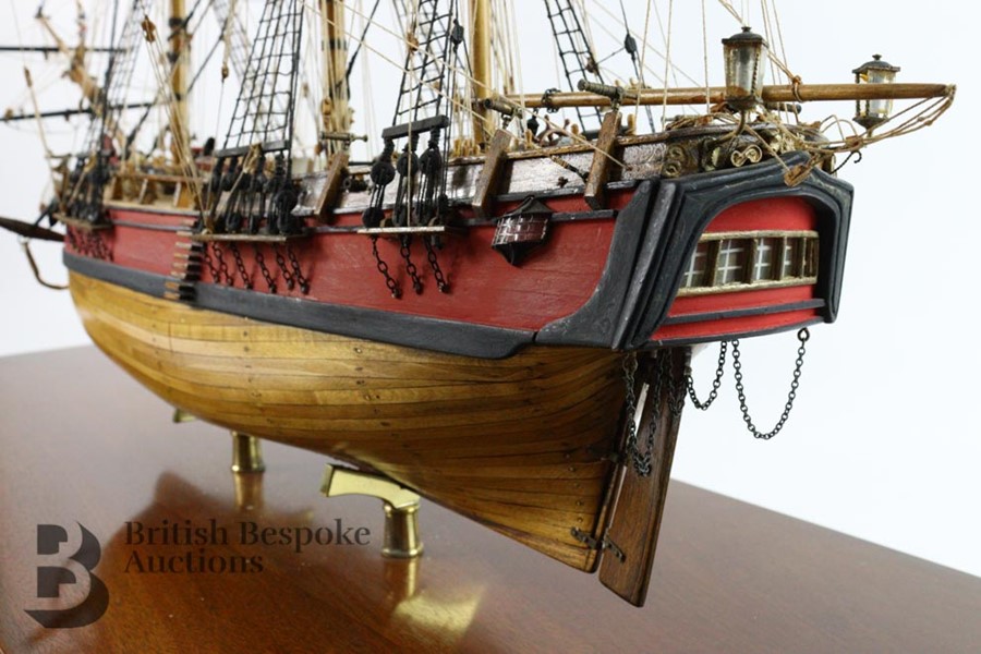 HMS Bounty Bespoke Hand Built Scale Model - Image 13 of 18