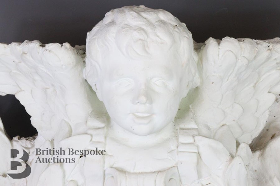 Large Decorative Plaster Model of an Angel - Image 3 of 3