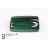 7.66 ct Loose Green Cabochon Tourmaline