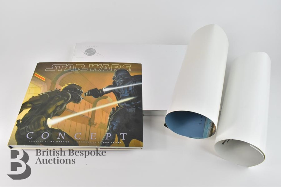 Star Wars Episode I The Phantom Menace 20 Lithographs in Original Box with Star Wars Art Concept - Image 2 of 5