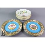 Two Porcelain Cabinet Plates