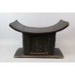 Chinese Style Ebonised Seat/Low Table