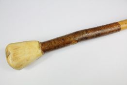 Bone Handled Walking Stick