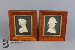 Leslie Ray of London Wax Relief Portraits