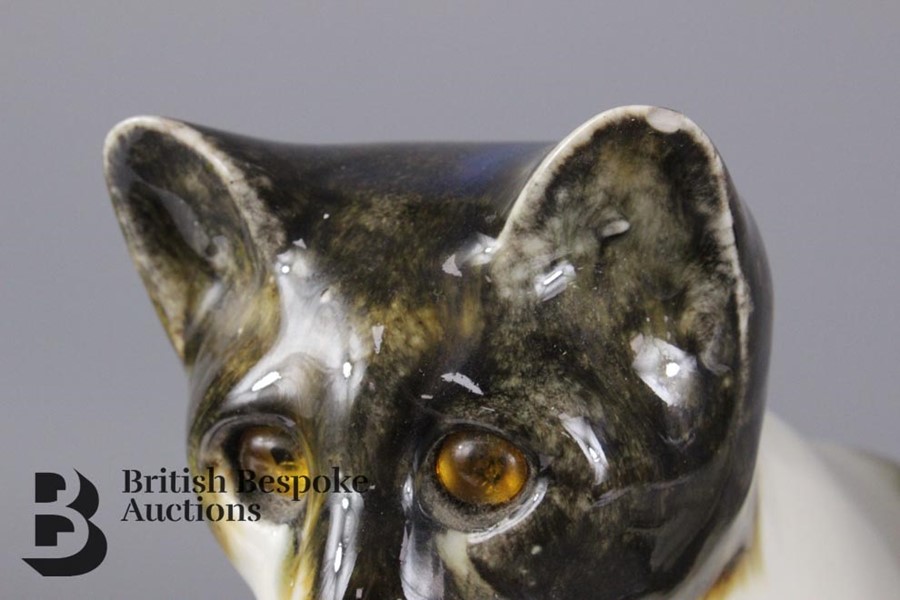 Two Mike Minton Ceramic Cats - Image 5 of 8