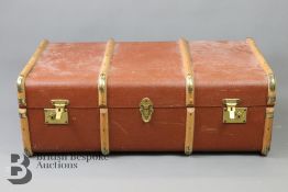 Large Vintage Travel Trunk