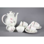 Royal Doulton Pillar Rose Coffee Set