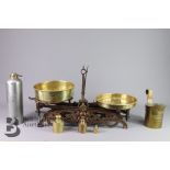 Circa 1900 Josef Florenz Wien Cast Iron and Brass Weights