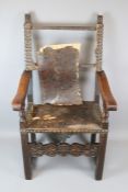 18/19th Century Spanish Baronial Chair
