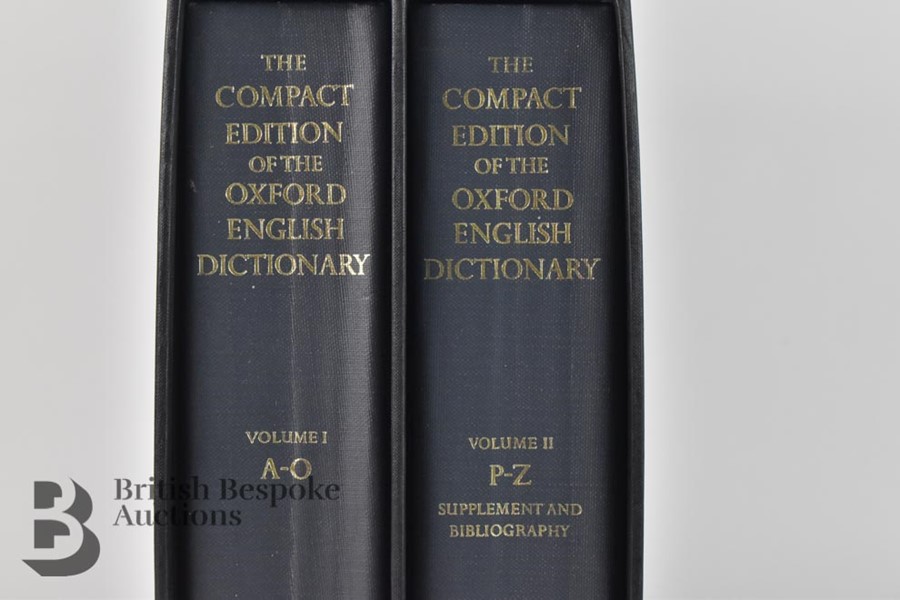 The Compact Edition of the Oxford English Dictionary - Image 2 of 5