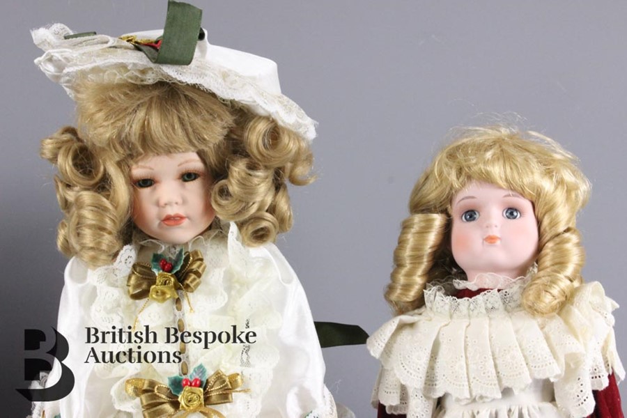 Four 20th Century Porcelain Dolls - Image 3 of 5