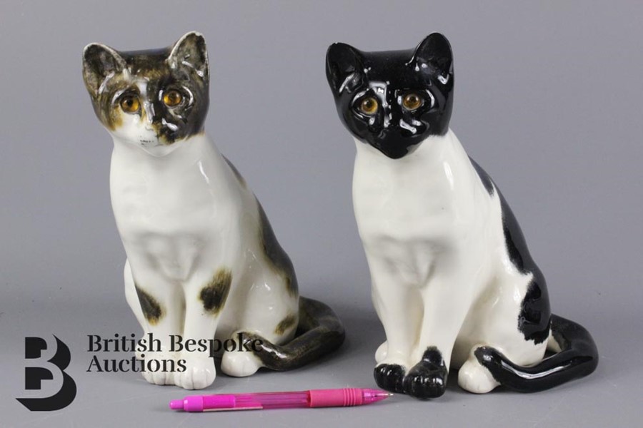 Two Mike Minton Ceramic Cats - Image 2 of 8