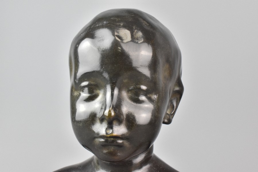 After Donatello - Patinated Bronze Study of a Child - Image 2 of 5