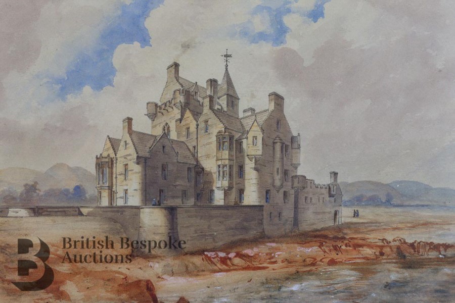 David Bryce (1803-1876) Scottish Watercolour - Image 5 of 6