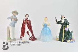 Royal Worcester, Royal Doulton and Other Figurines