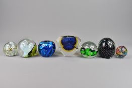 Seven English Glass Paperweights