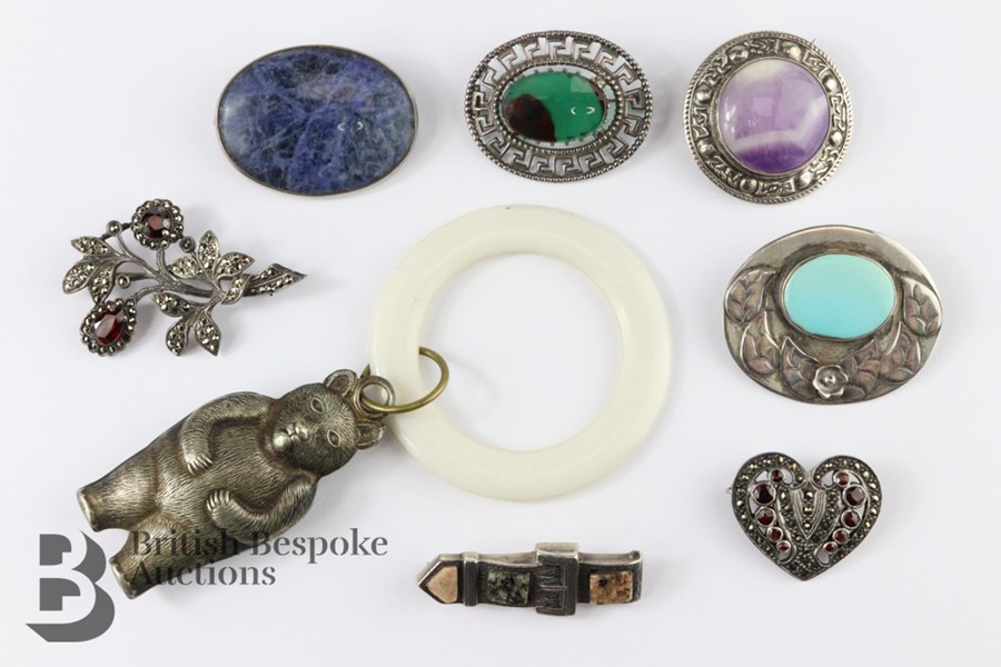 Miscellaneous Silver Brooches