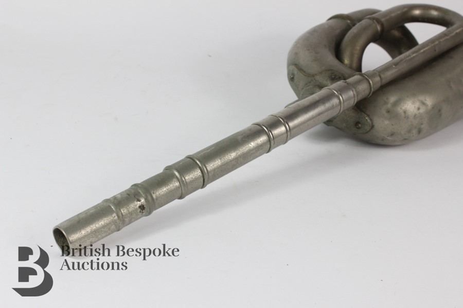 Early 20th Century Joseph Lucas Nickle-Plated Bugle Car Horn - Image 6 of 7