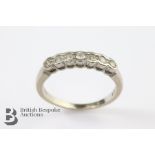 9ct White Gold Engagement Ring