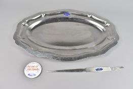 Ford Motor Company Stainless Steel Serving Platter