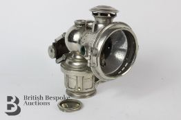 Early 20th Century Chrome Plated Lucas Bicycle Lamp