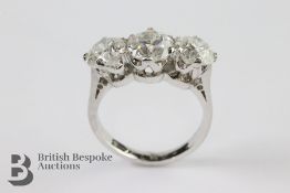 18ct White Gold Three Stone Diamond Ring