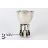 1970's German Silver and Rock Crystal Chalice