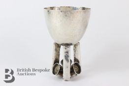 1970's German Silver and Rock Crystal Chalice